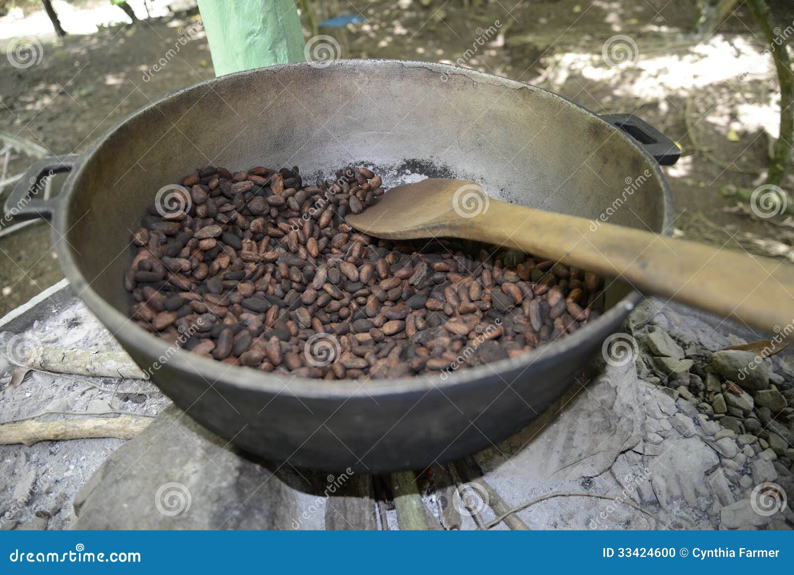 Coffee beans roasting stock photo. Image of outdoor, ripe 33424600