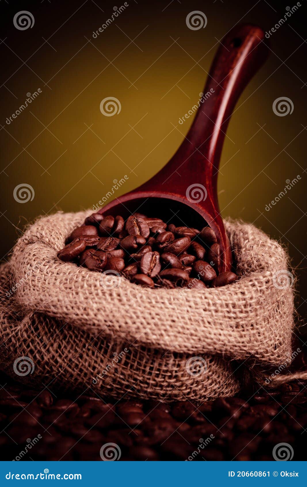 Coffee beans spilling stock image. Image of coffee, flavor 20660861
