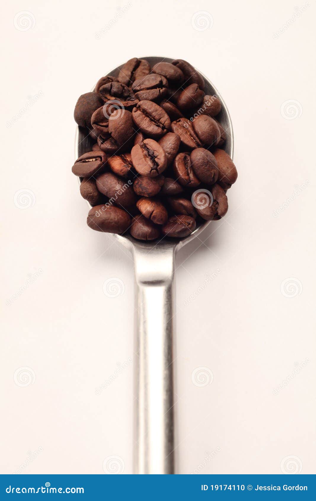 Coffee beans spoon stock photo. Image of drink, organic 19174110