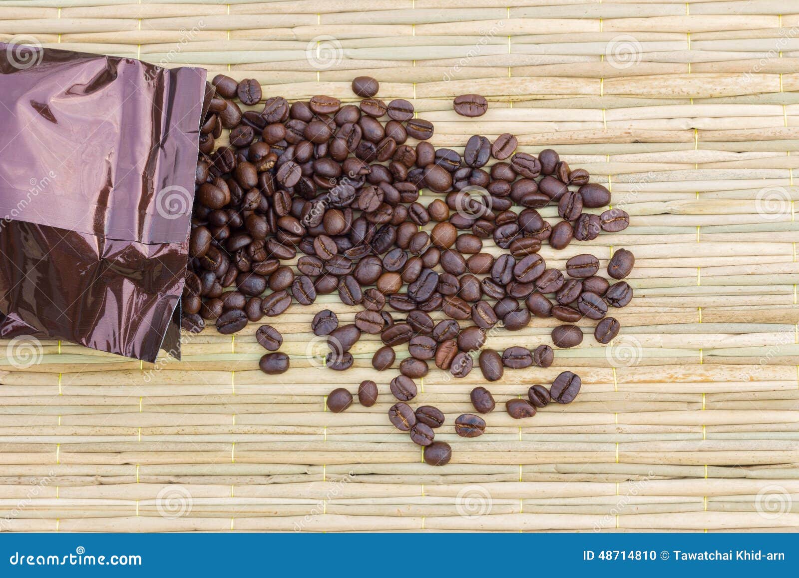 Coffee beans stock photo. Image of morning, freshness 48714810