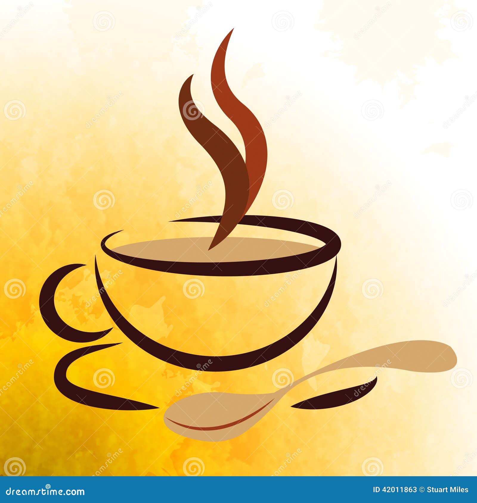 Coffee Beverage Represents Caffeine Cafe and Cafeteria Stock