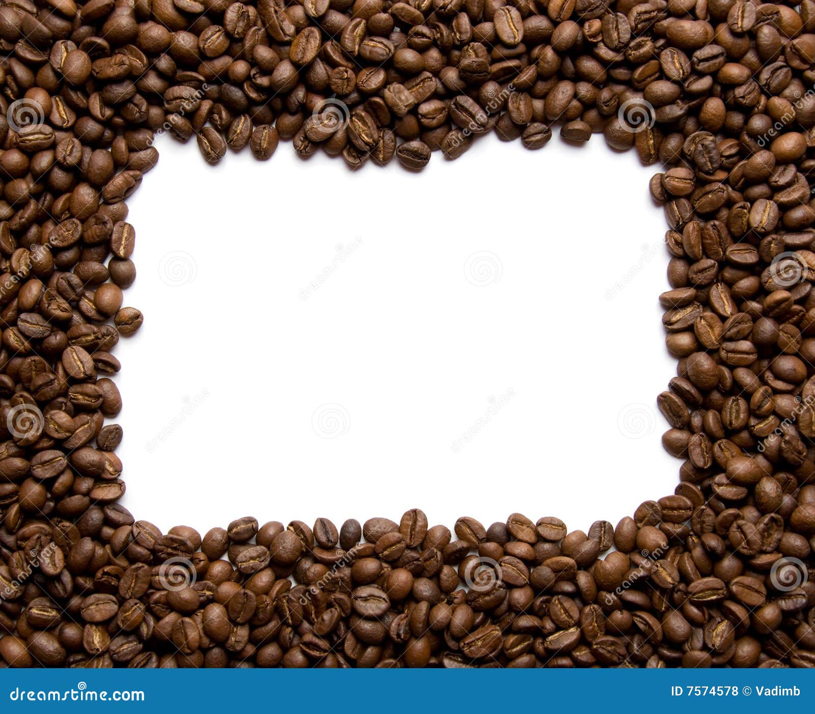 Coffee border stock photo. Image of border, drink, grain 7574578