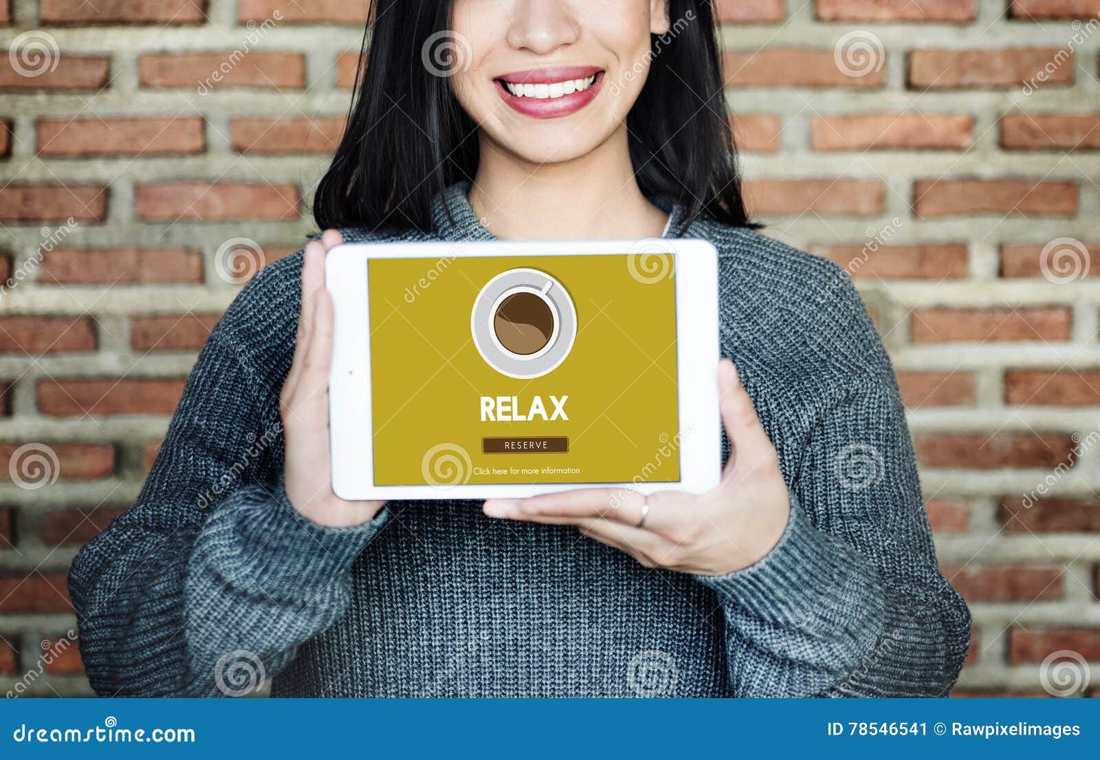 Coffee Break Drink Free Time Concept Stock Image Image of modeling