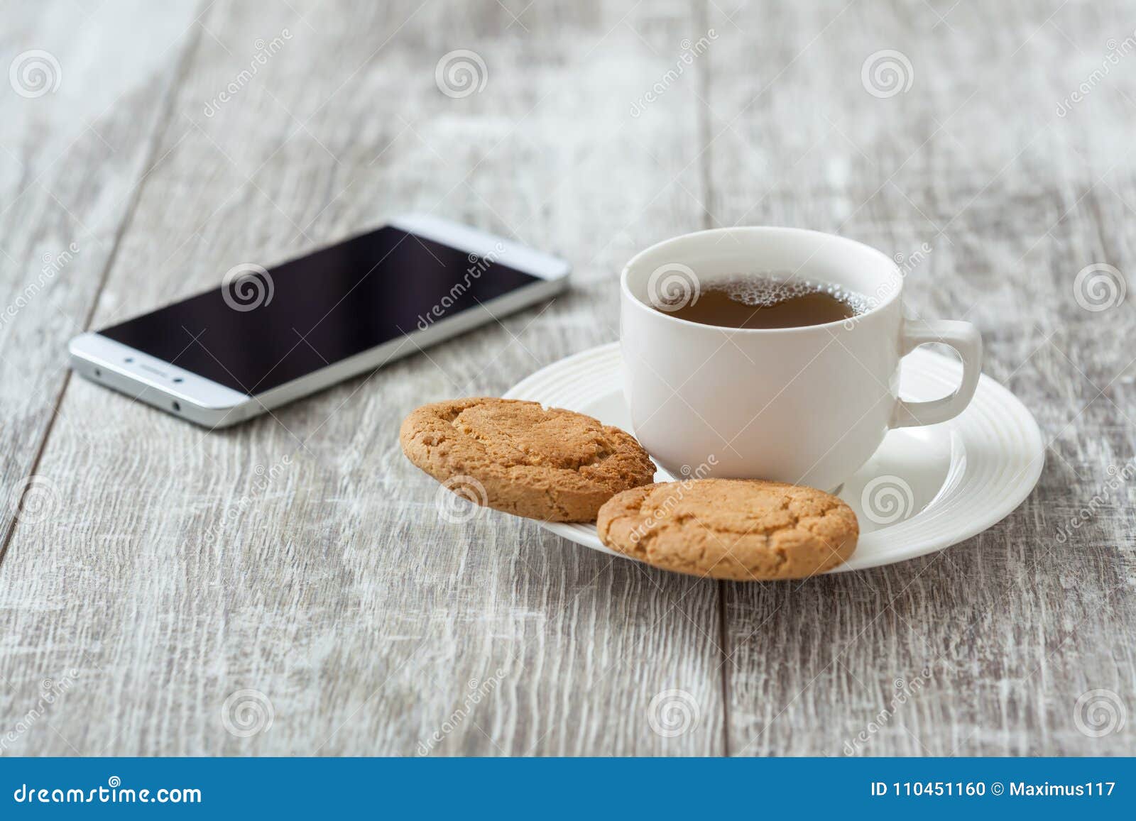 Coffee Break. Coffee with Snack Stock Photo Image of beverage