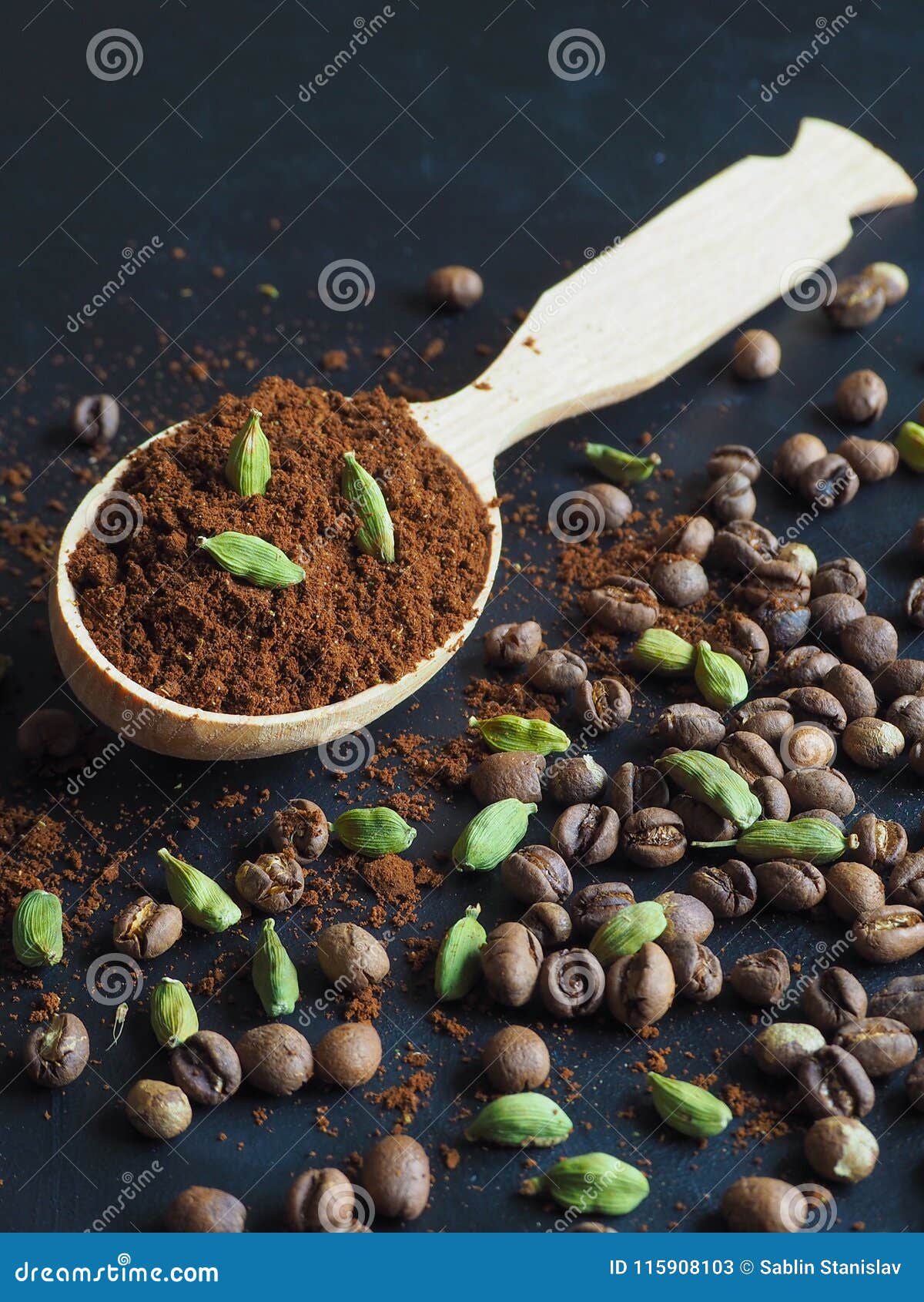Coffee with Cardamom. Traditional Arabic Coffee Stock Image Image of