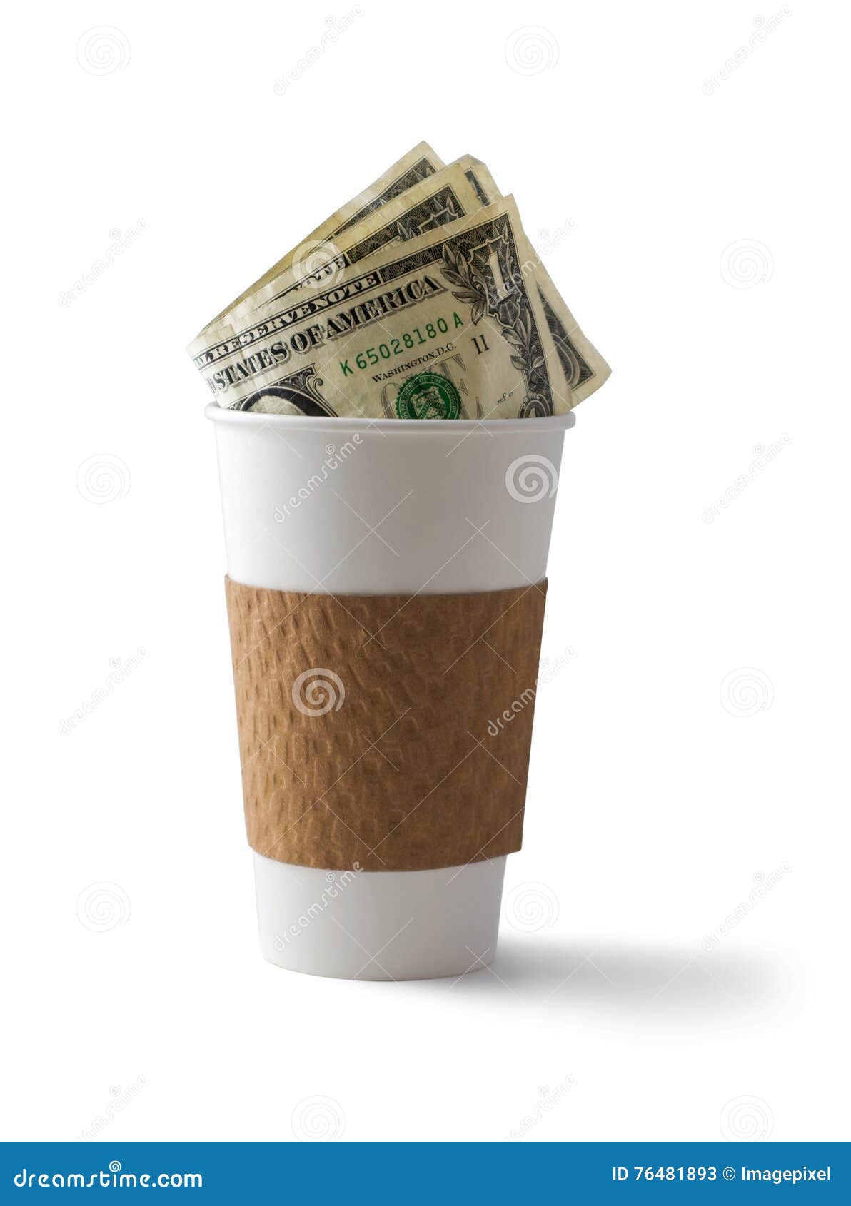 Coffee and Cash stock image. Image of drinking, cafe 76481893