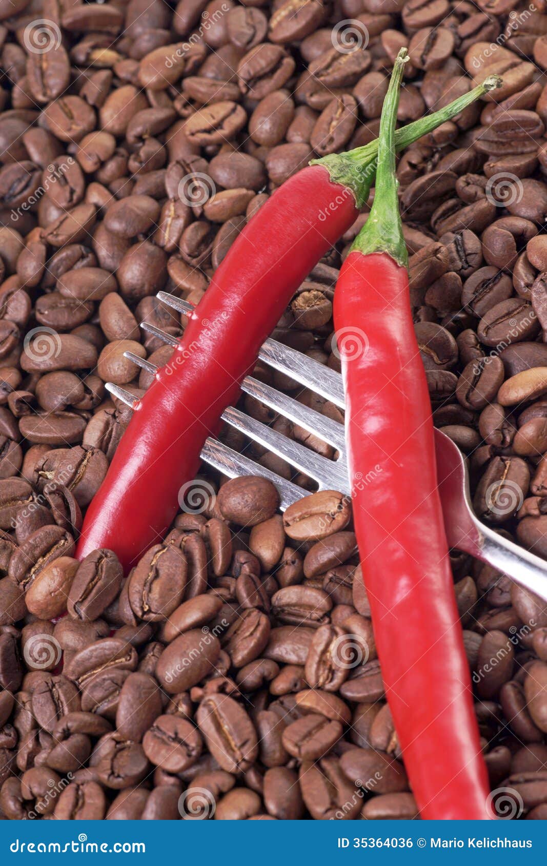 Coffee and Chili stock photo. Image of direction, background 35364036