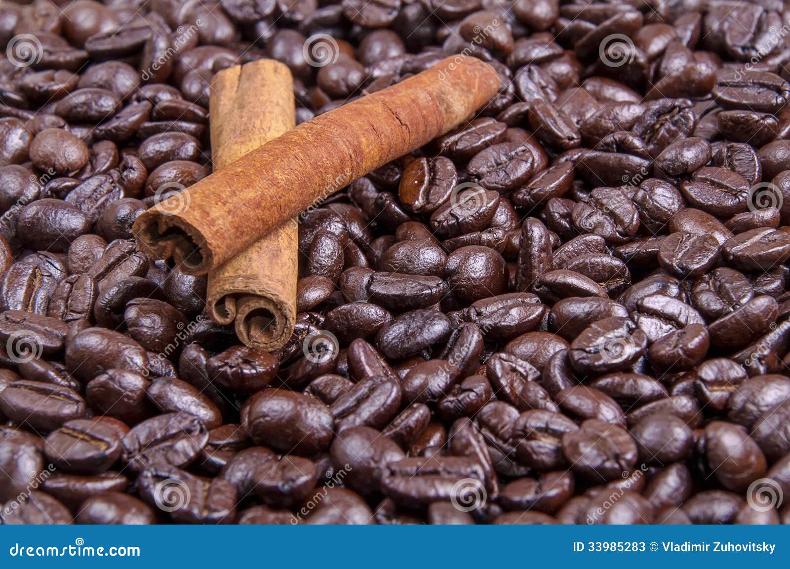 Coffee and cinnamon stock image. Image of drink, texture 33985283