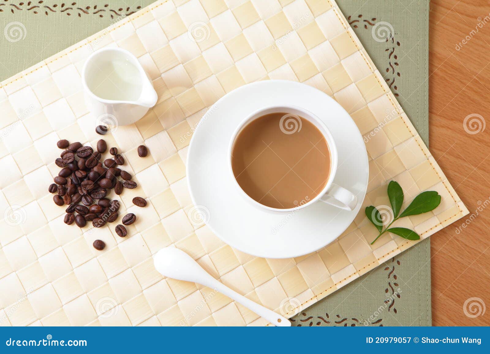 Coffee,coffee Bean, and Milk Stock Image Image of elegance, addiction