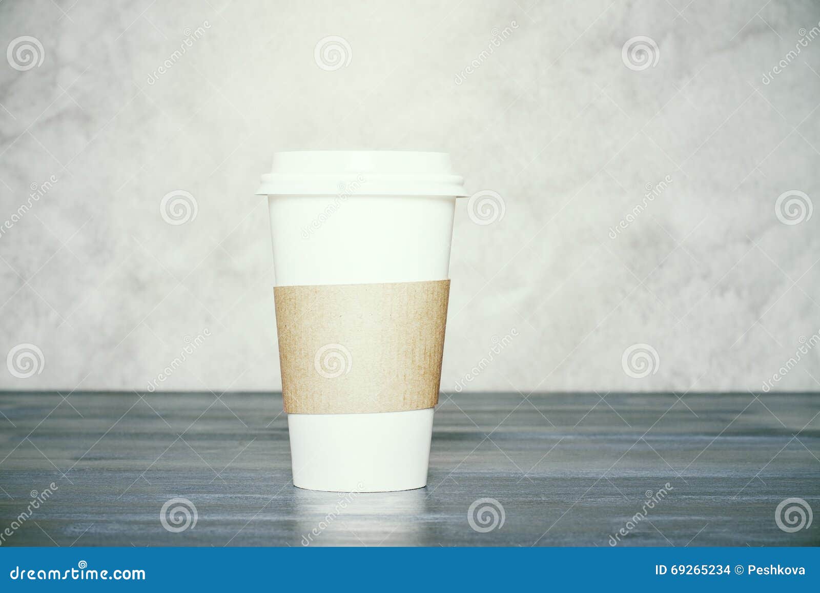 Coffee on Concrete Background Stock Photo - Image of closed, disposable