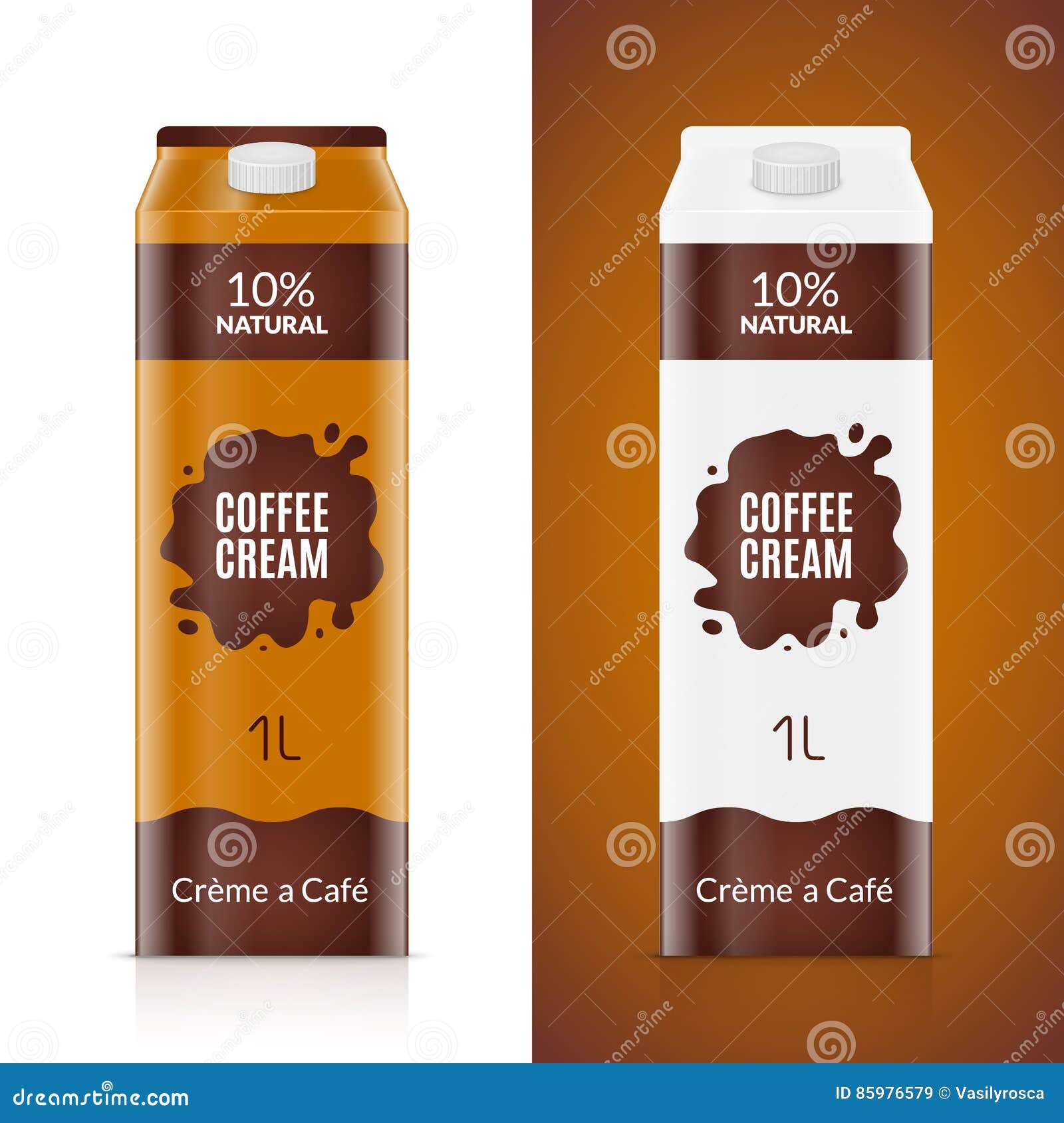 Download Coffee Cream Packaging Design Template. Cream Product ...