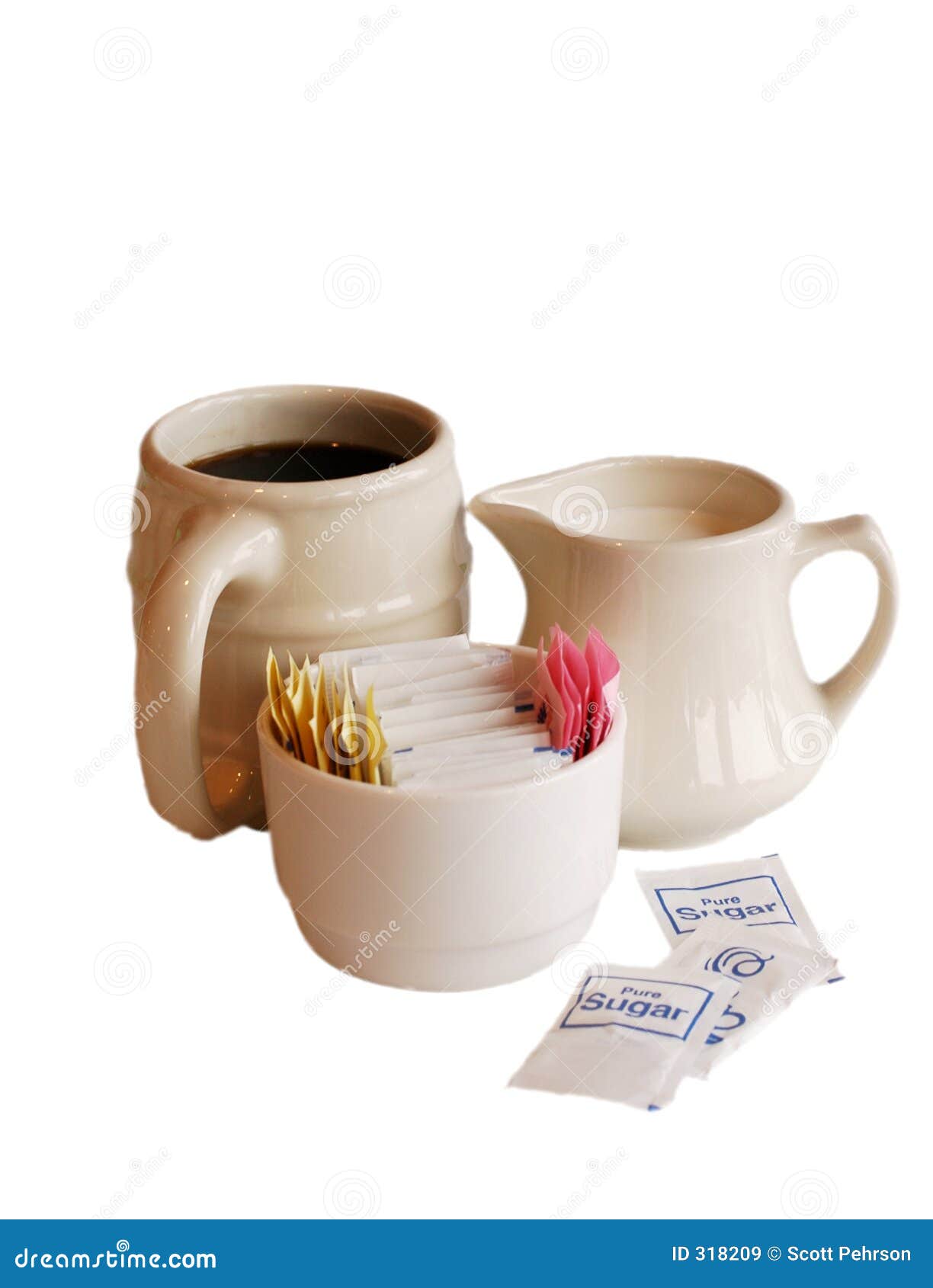 Coffee Cream And Sugar Stock Image Image Of Barrel Kitchen 318209