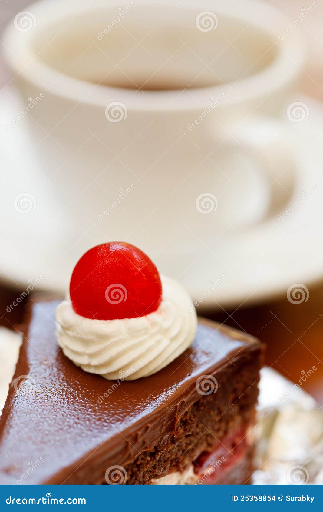 Coffee cup and cake stock photo. Image of coffee, black 25358854