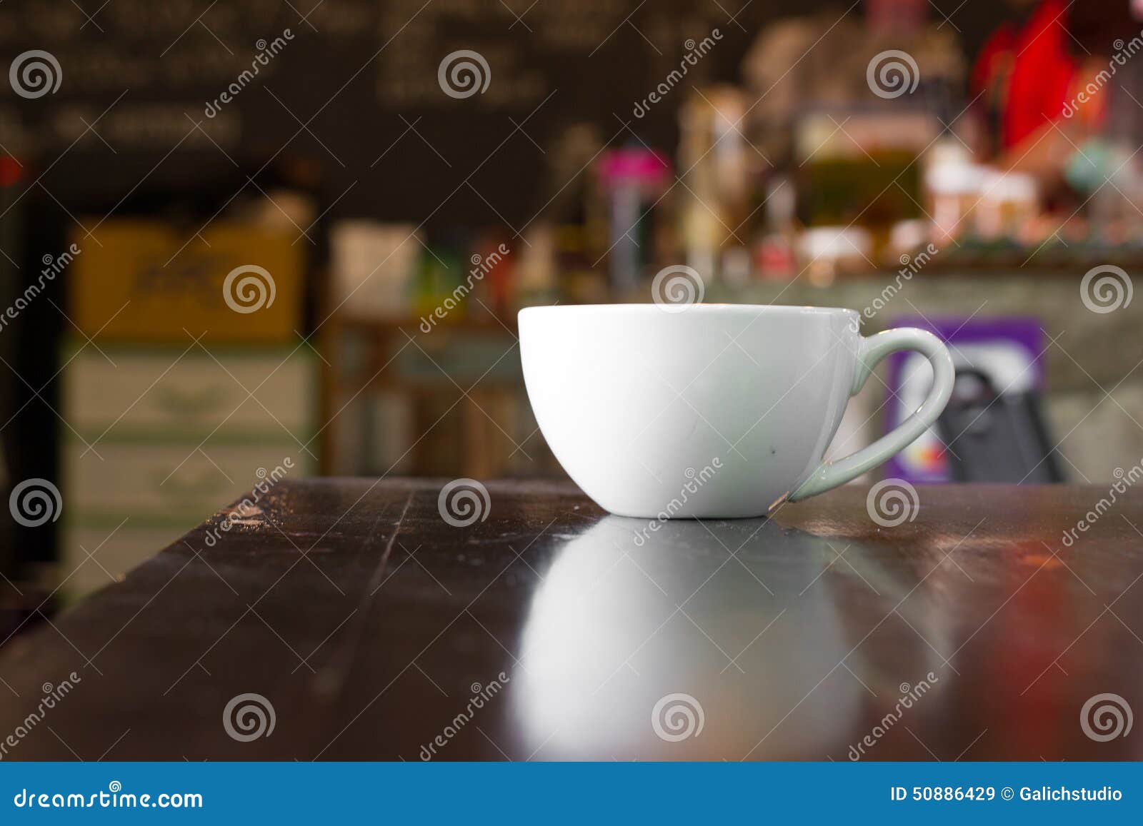 Coffee cup in coffee shop. stock image. Image of relaxation 50886429