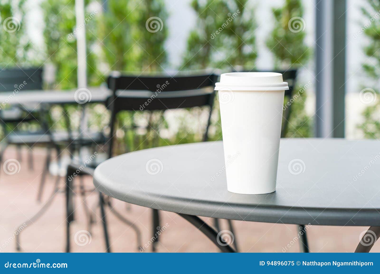 Coffee cup in coffee shop stock image. Image of shop 94896075