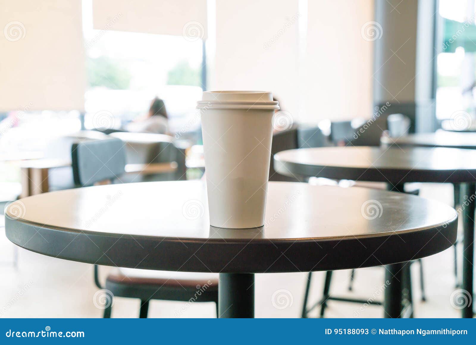 Coffee cup in coffee shop stock image. Image of breakfast 95188093