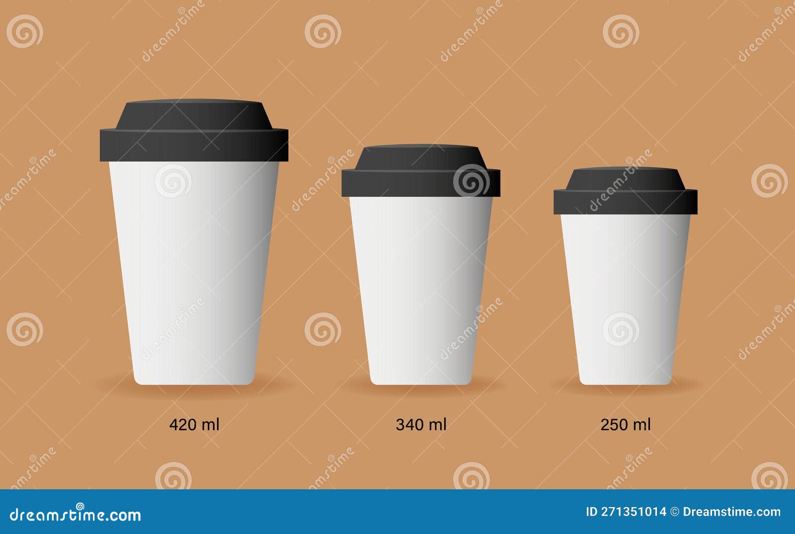 Cup Different Sizes Stock Illustrations – 399 Cup Different Sizes