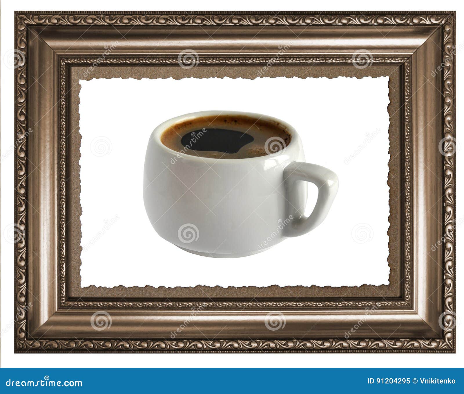 A coffee cup in frame stock image. Image of decaf, frame 91204295