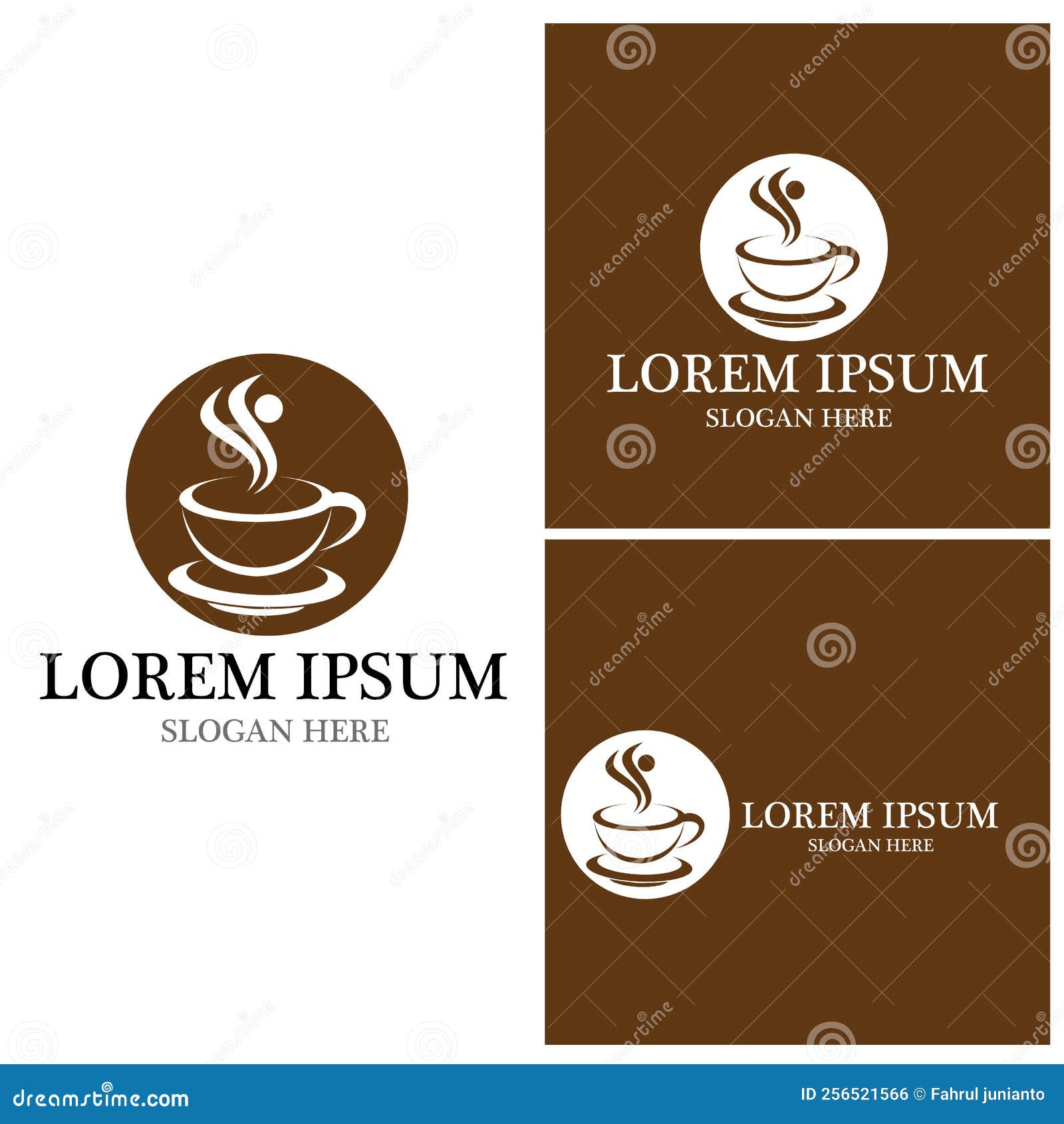 Coffee cup Logo Template stock illustration. Illustration of cafe