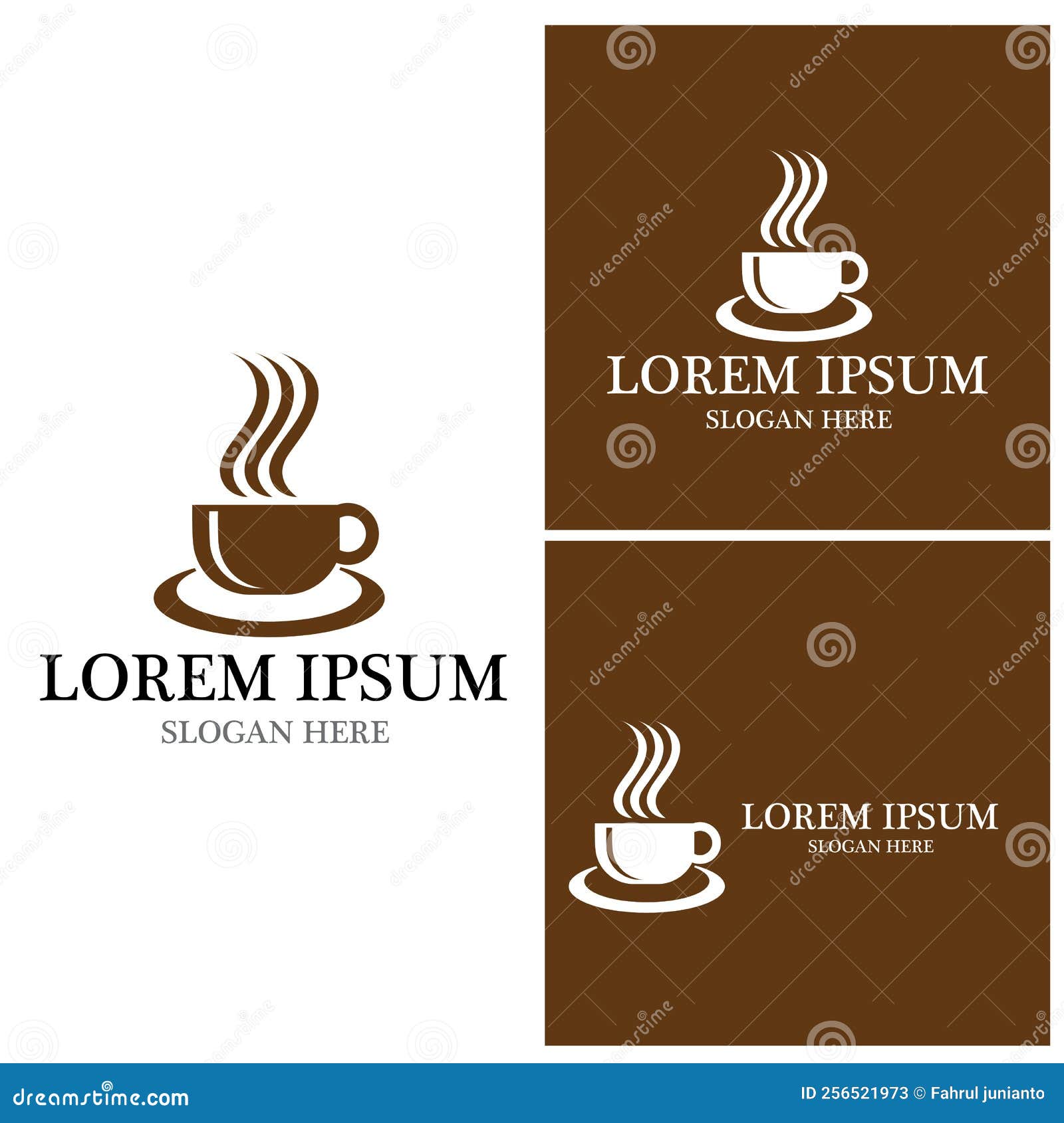 Coffee cup Logo Template stock illustration. Illustration of bake