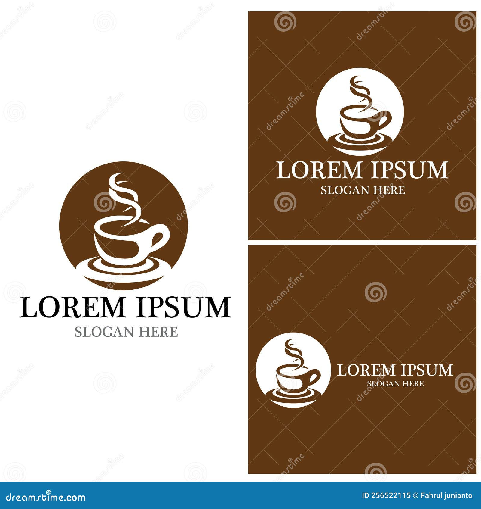 Coffee cup Logo Template stock illustration. Illustration of latte