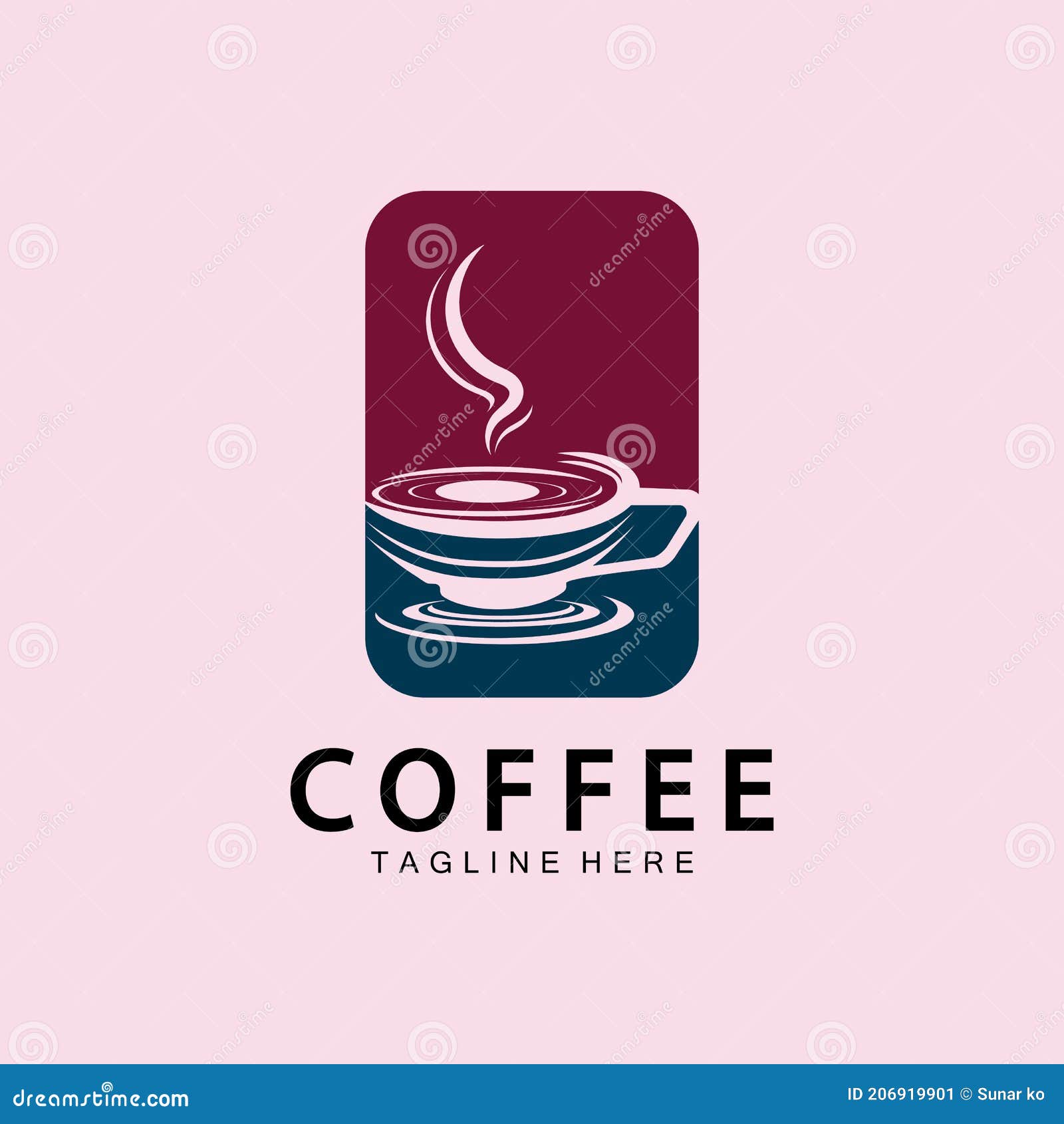Coffee Cup Logo Template Vector Icon Illustration Design Stock Vector