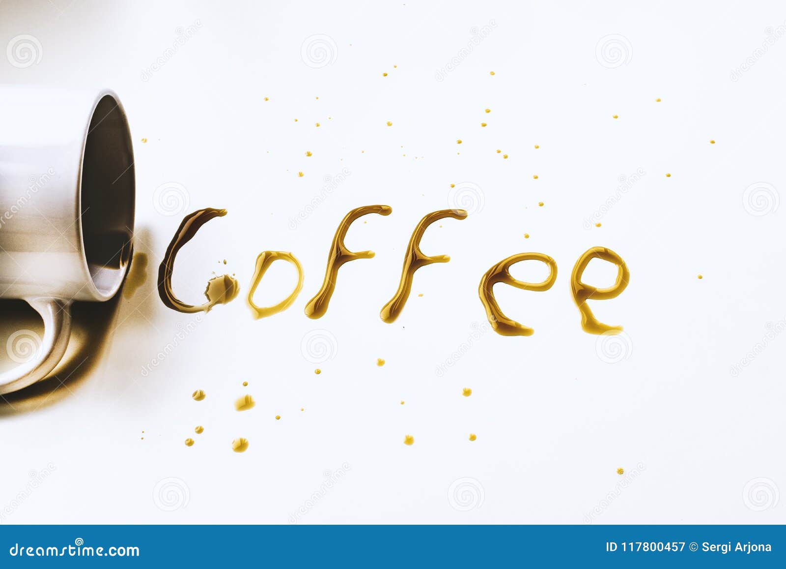 Coffee stain stock image. Image of message, creative 117800457