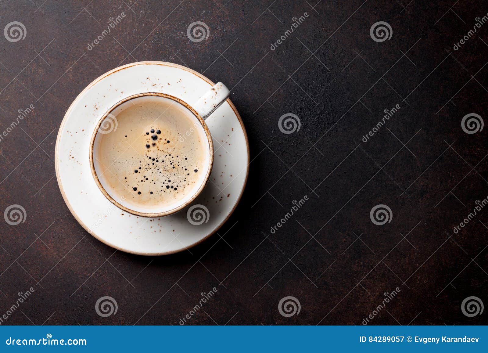 Coffee Cup on Old Kitchen Table Stock Image Image of drink, breakfast