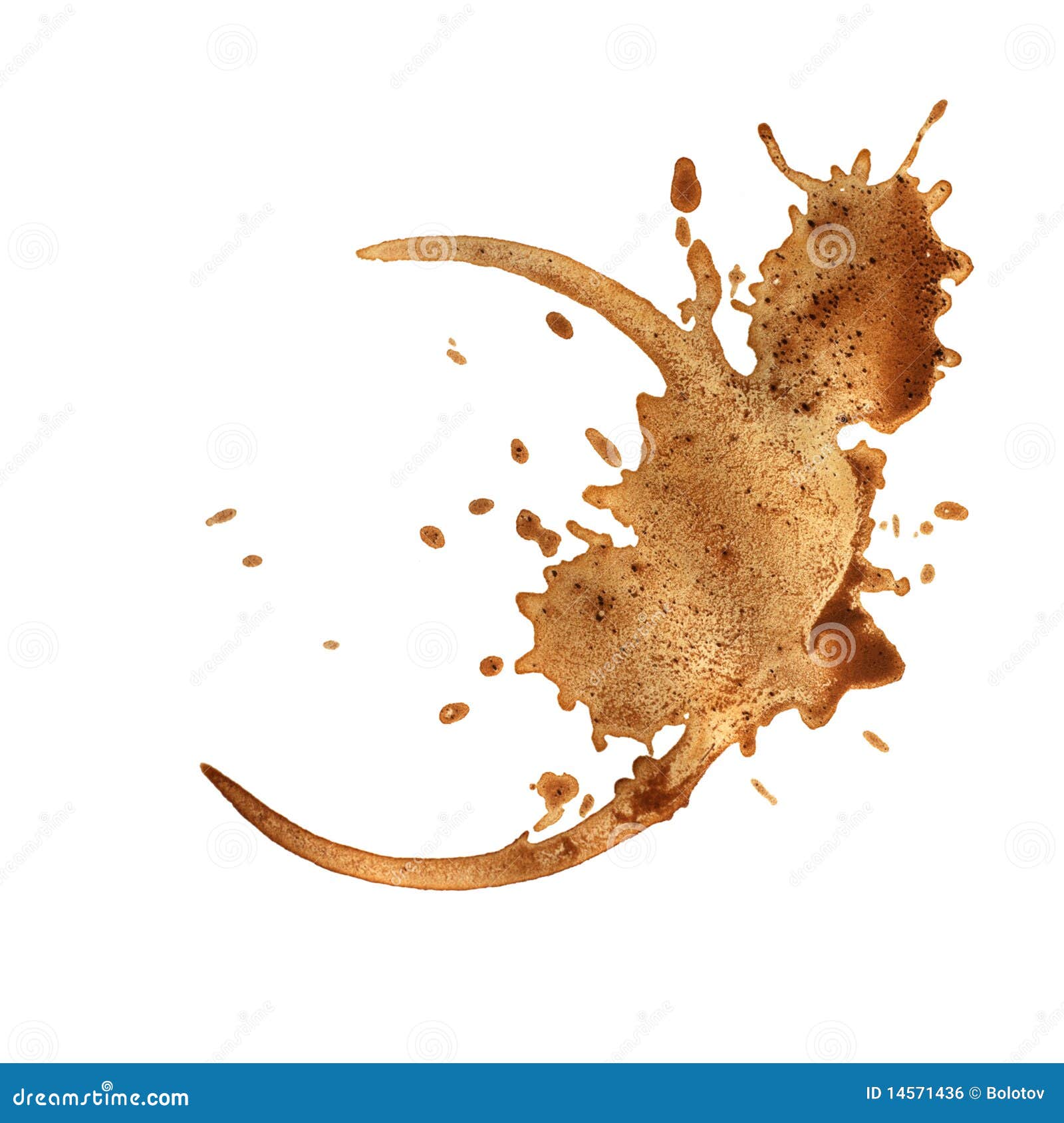 Coffee cup ring. stock photo. Image of spill, beverage 14571436