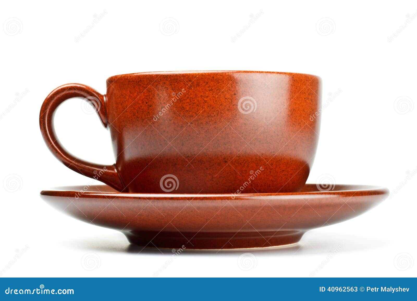 Coffee cup with saucer stock image. Image of brown, tableware 40962563