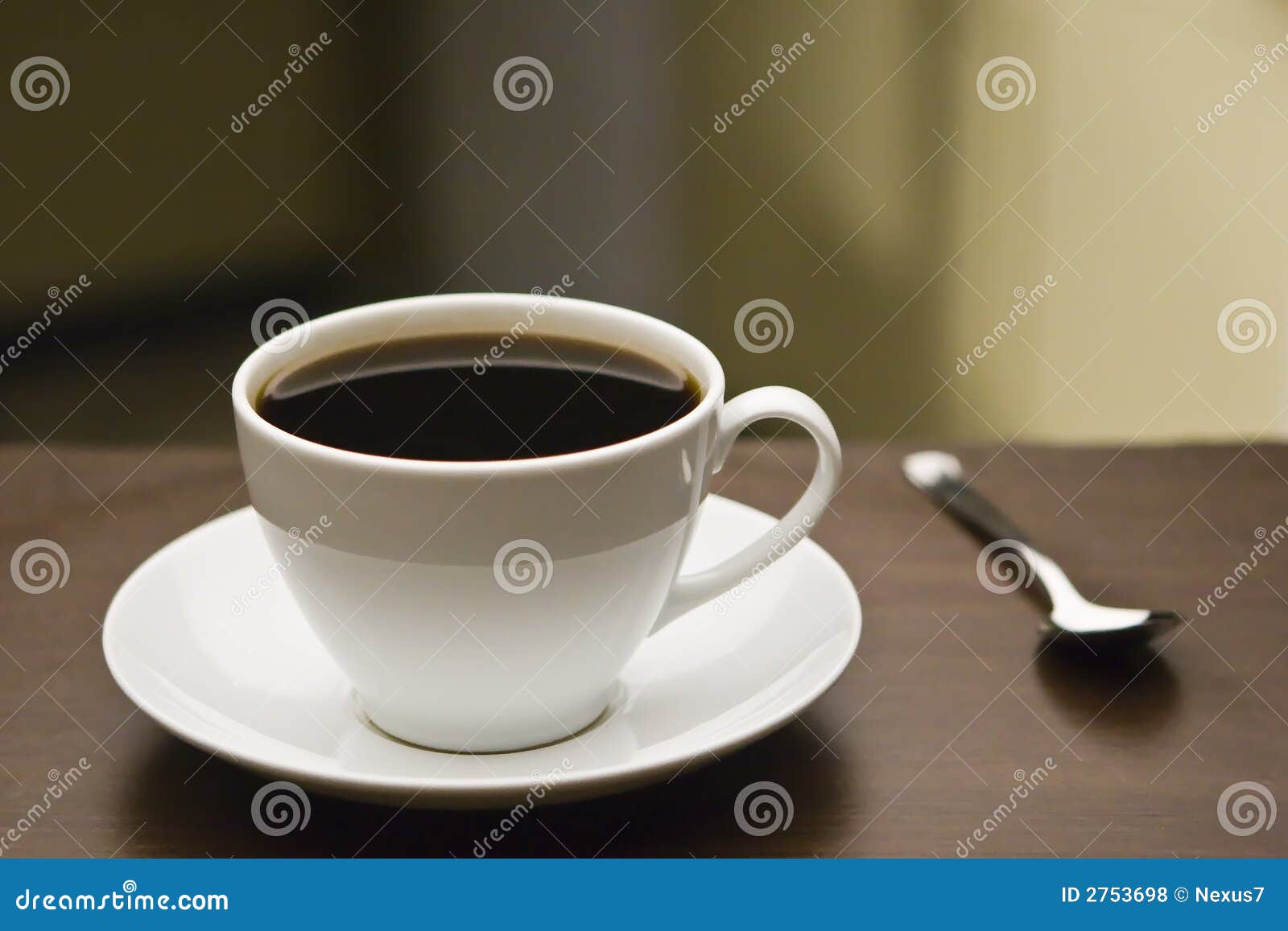 Coffee Cup and Spoon stock photo. Image of spoon, coffee 2753698