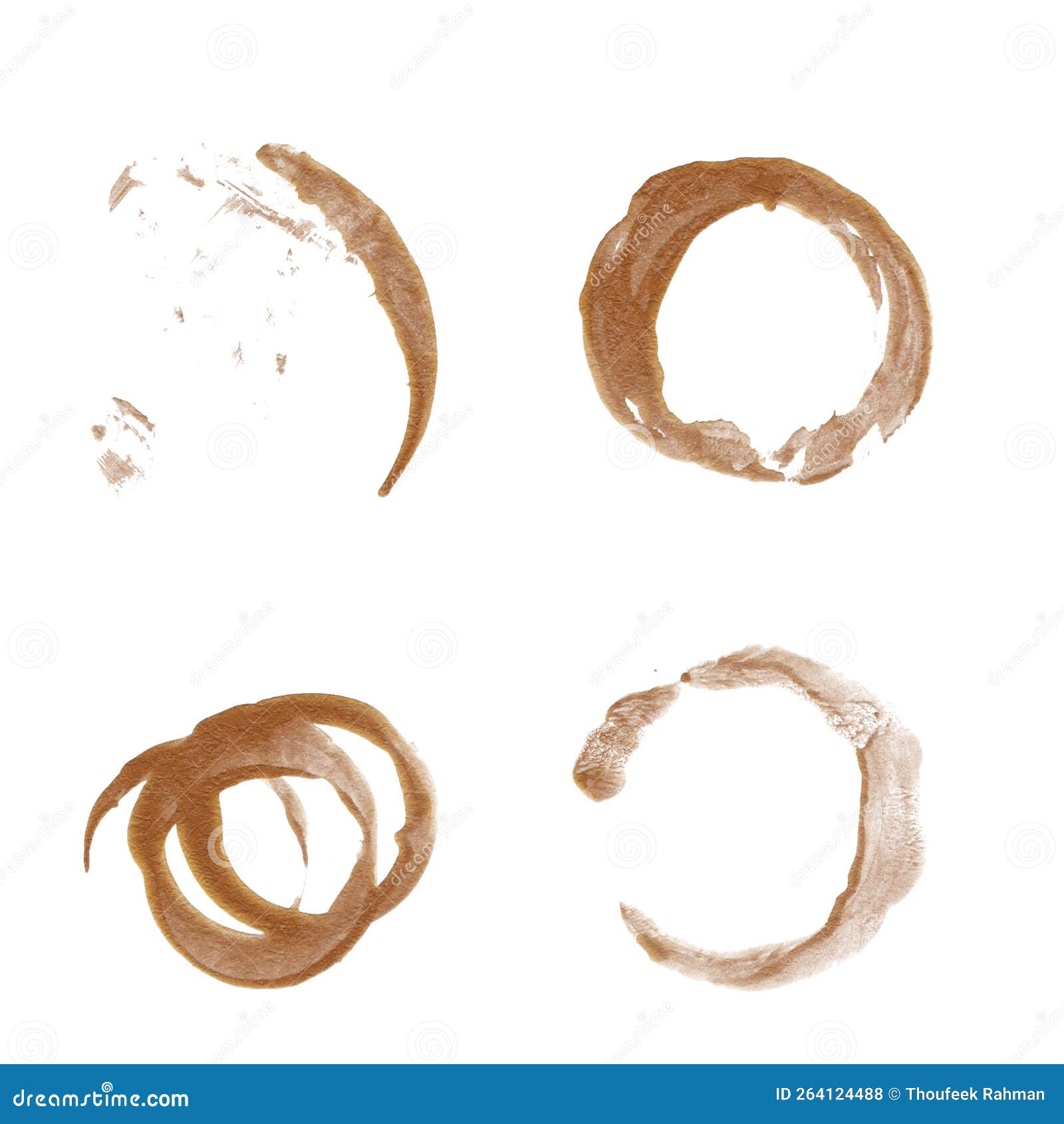 Coffee or Tea stain stock illustration. Illustration of cafe 264124488