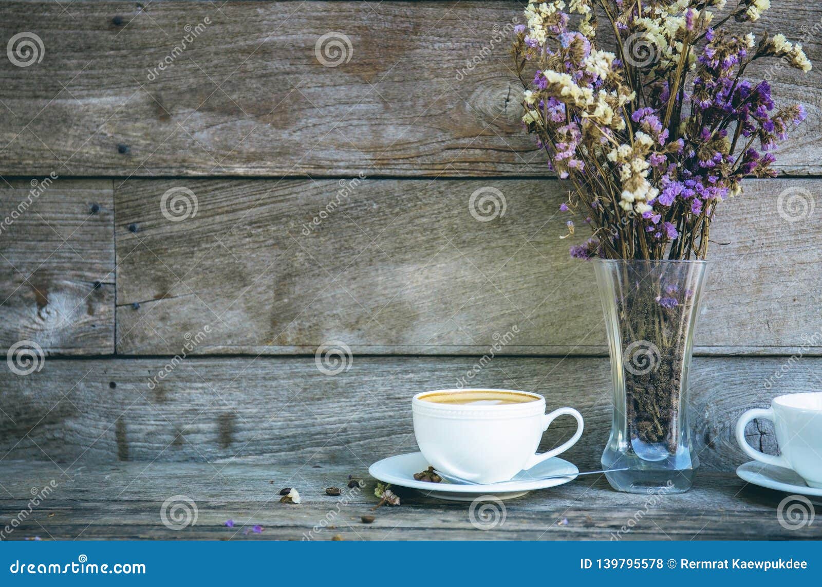 Coffee Cup and Vase at Wall Stock Photo Image of aroma, food 139795578