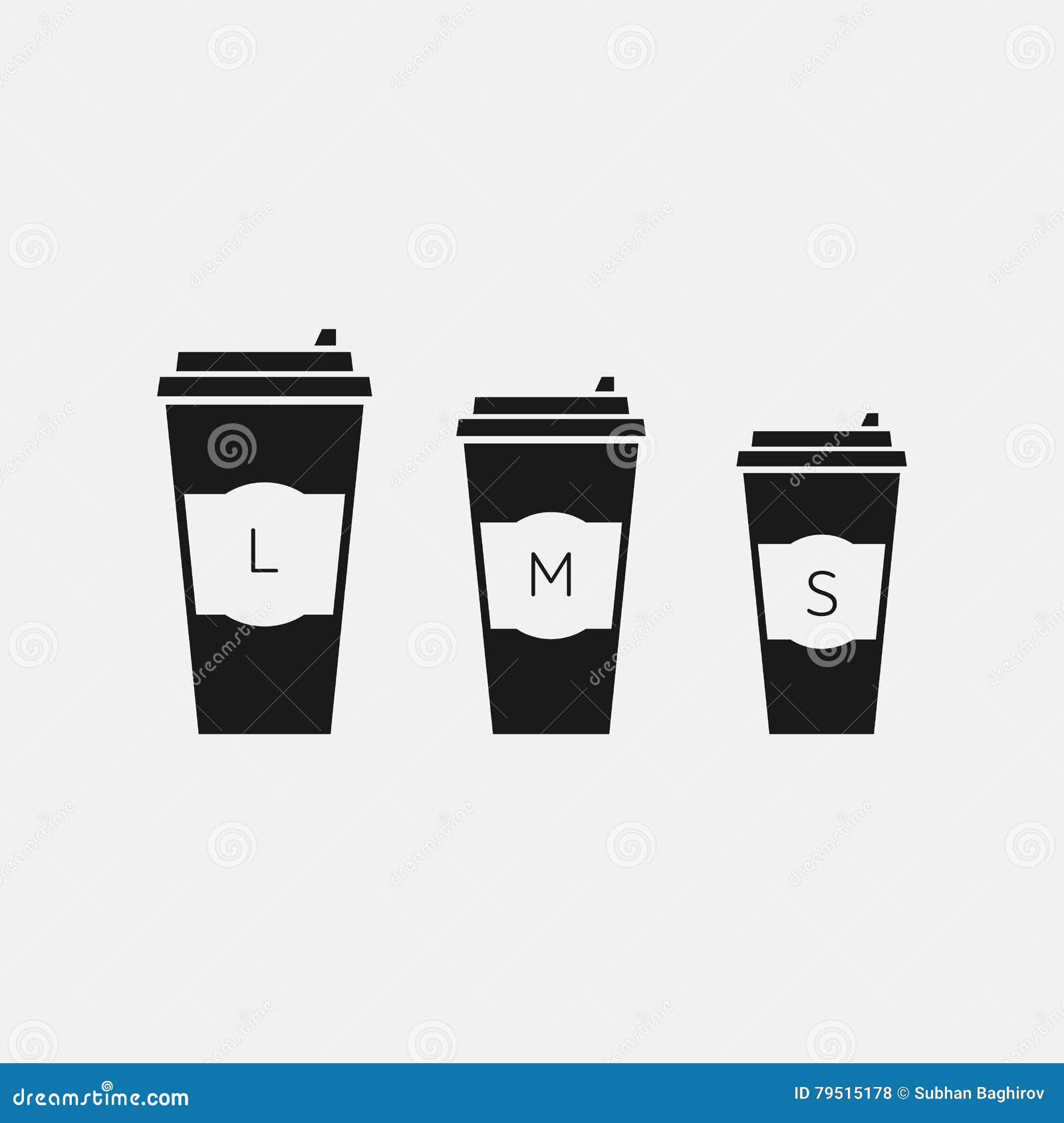 Download Coffee Cup Vector Flat Icon Stock Vector - Illustration of fresh, black: 79515178