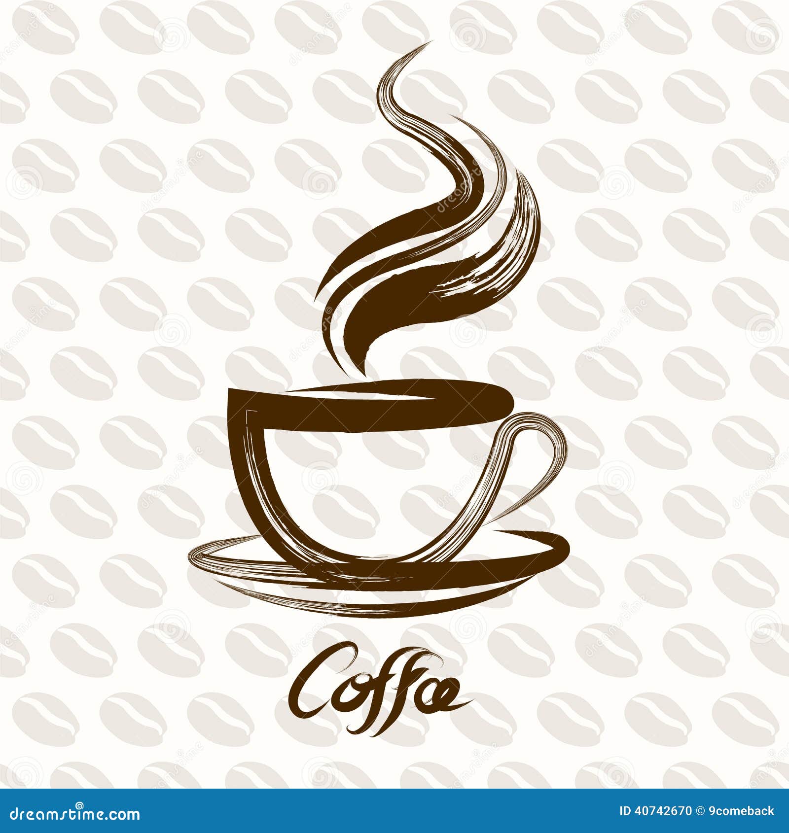Coffee cup vector stock vector. Illustration of collection 40742670