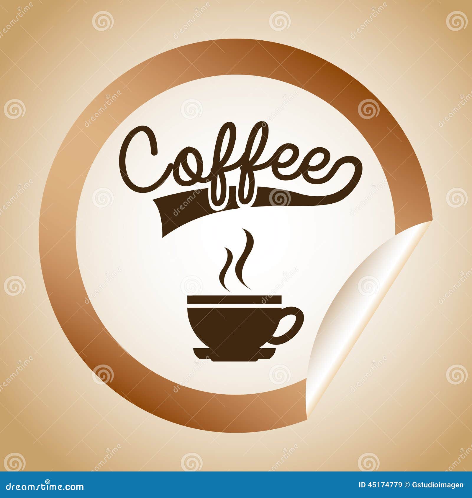 Coffee design stock vector. Illustration of beverage 45174779