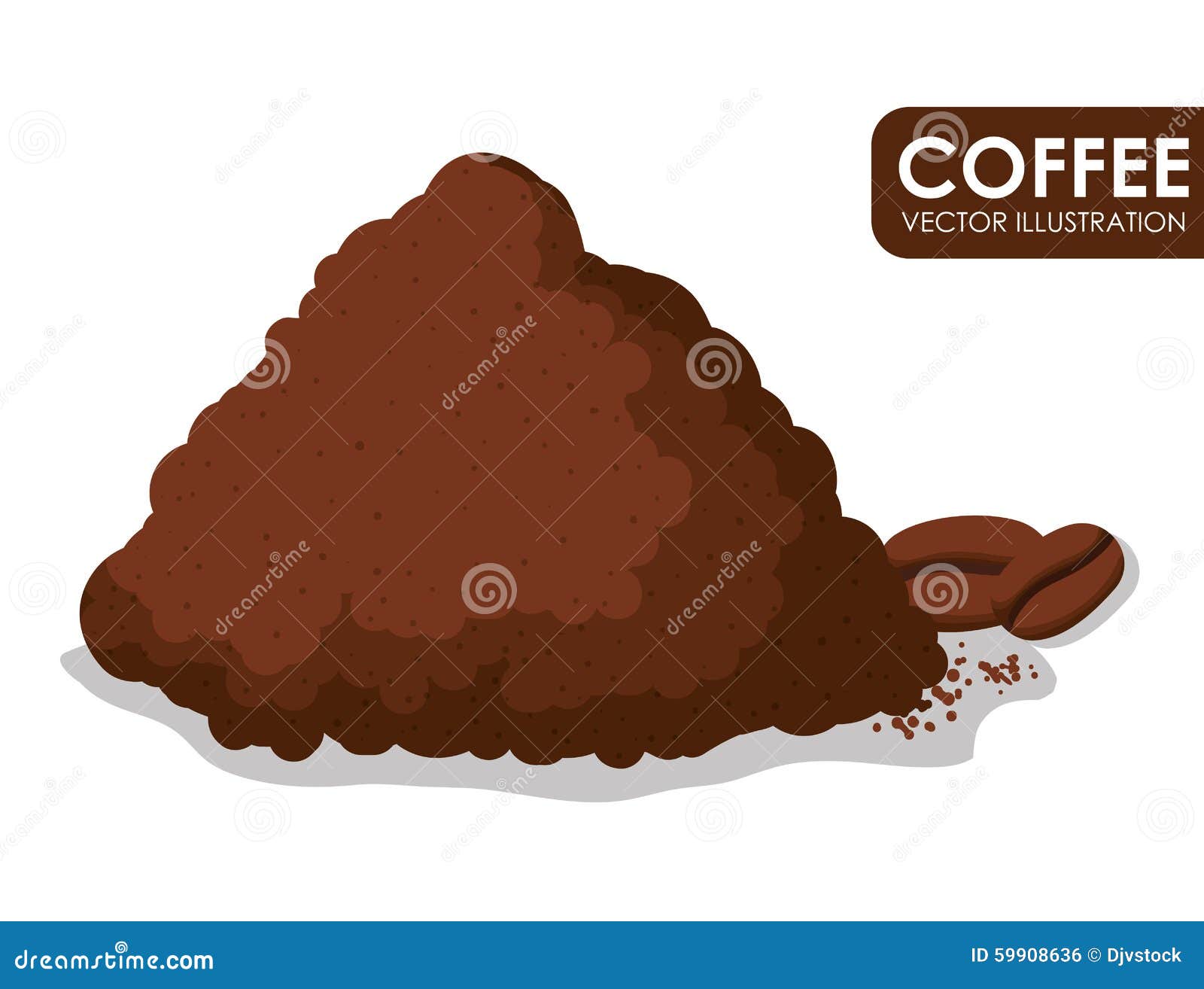 Coffee design. stock vector. Illustration of crops, natural 59908636