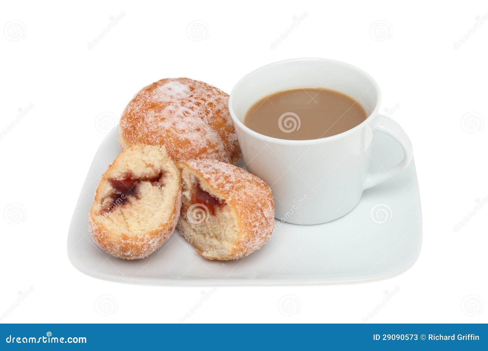 Coffee and doughnuts stock image. Image of food, doughnut – 29090573