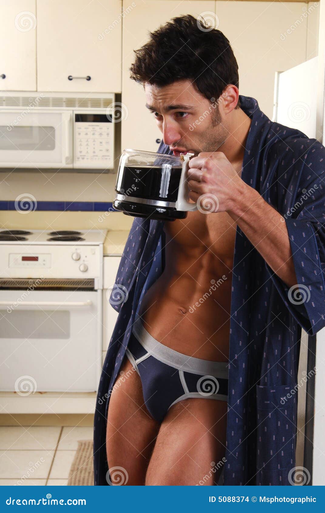 Coffee Drinker Stock Images Image 5088374