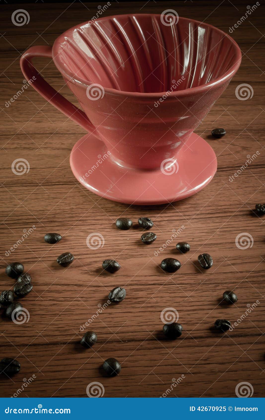 Coffee Drip Cone stock image. Image of drip, natural 42670925