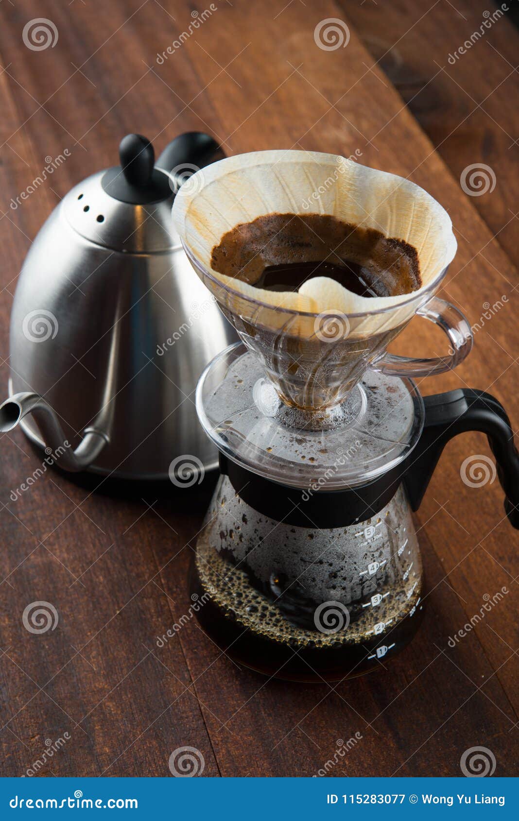 Coffee dripping set stock image. Image of espresso, aroma 115283077