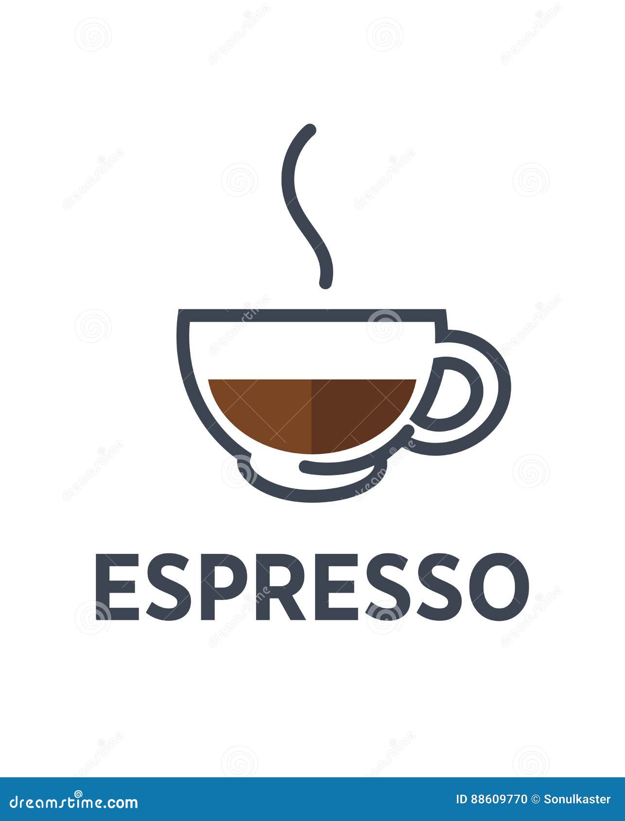 coffee espresso drink steam cup  flat cafe icon