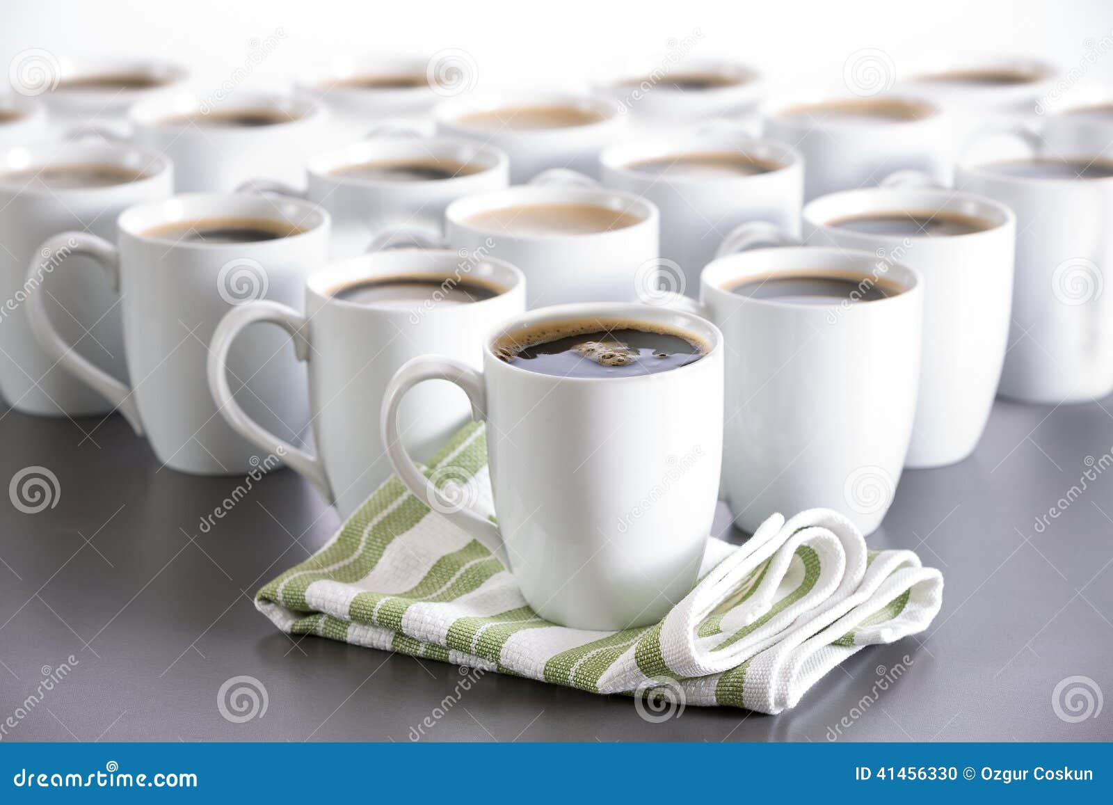 coffee for everyone in the office, bistro coffee cups in order