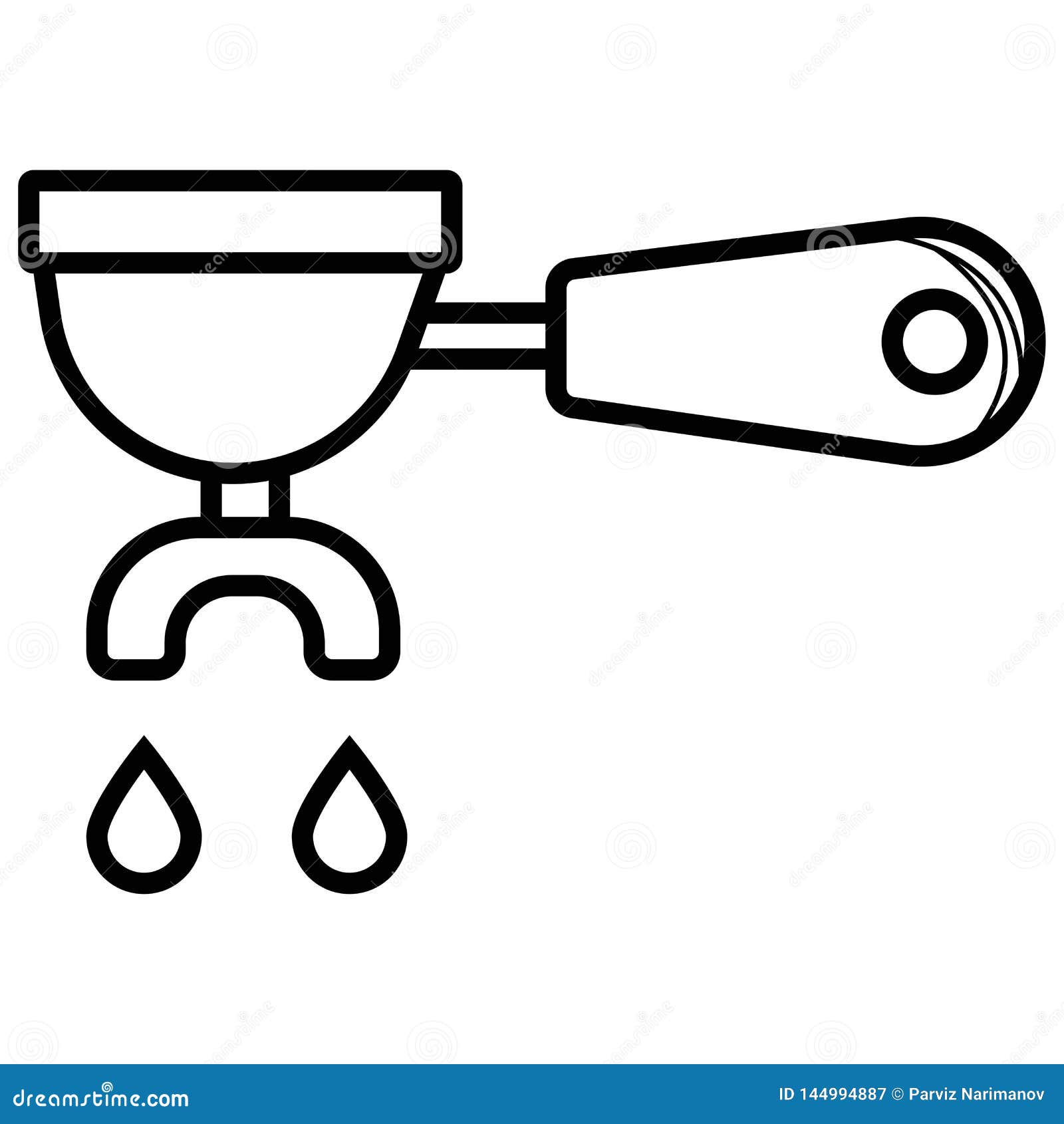 Coffee Filters Icon , Vector Stock Illustration Illustration of brew, drink 144994887