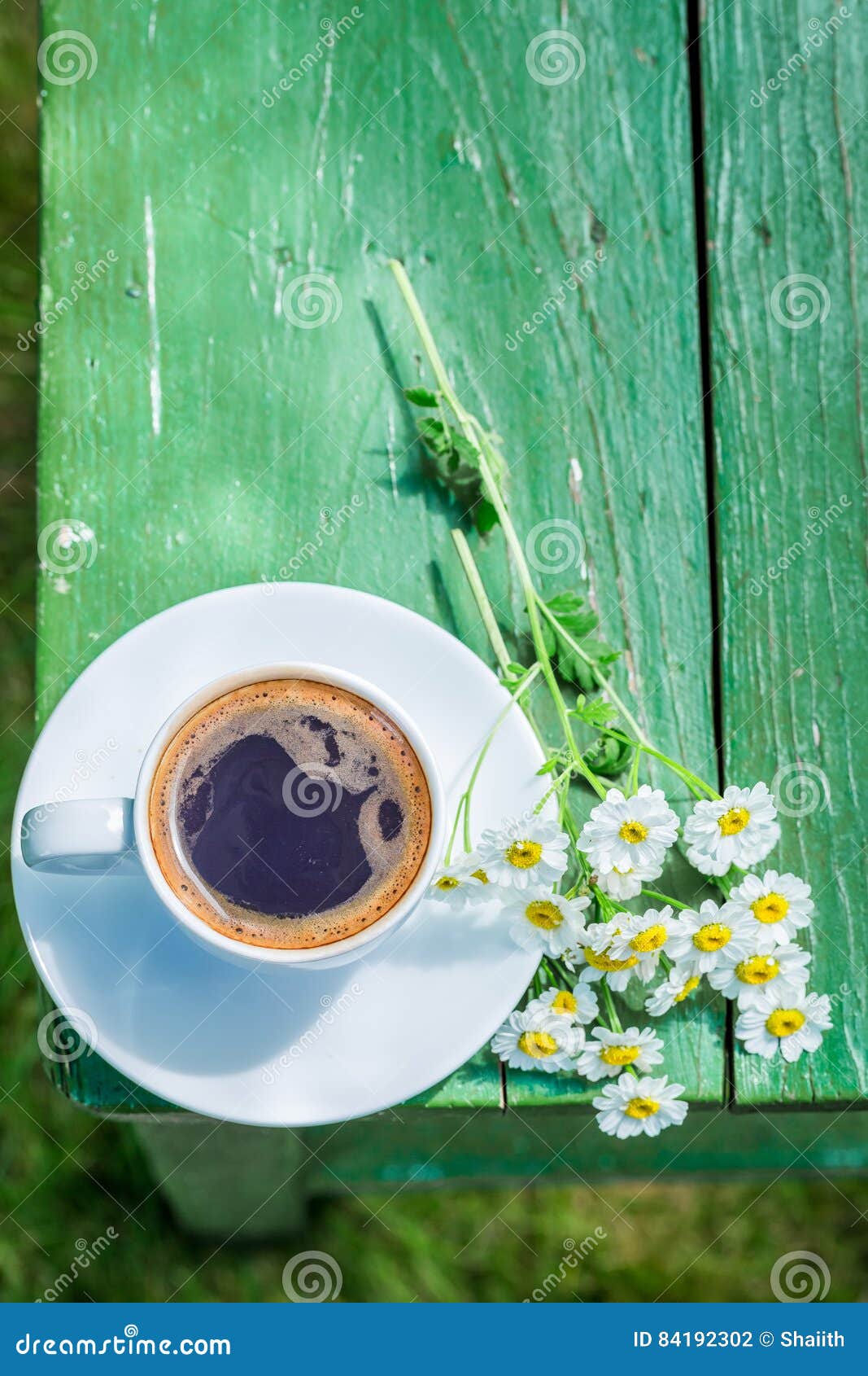 Coffee in Garden for Breakfast in Garden Stock Photo Image of rural