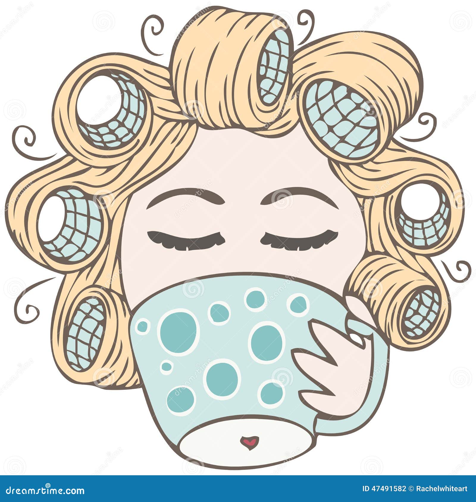 820 Drawing Of Hair Curlers Illustrations RoyaltyFree Vector Graphics  Clip  Art  iStock