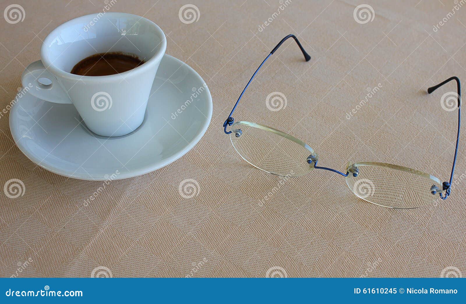 Coffee and glasses stock image. Image of table, drink 61610245