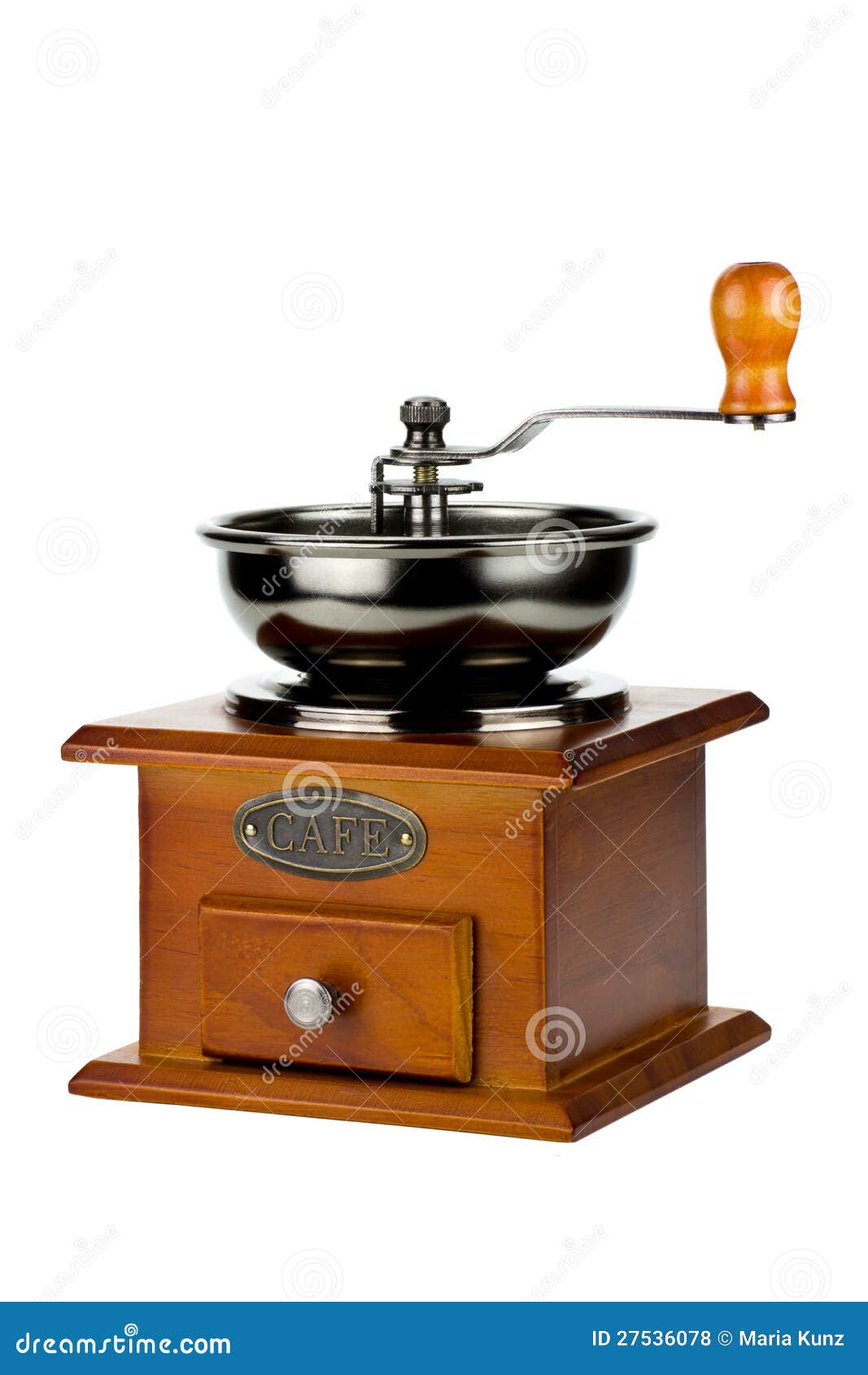 Coffee grinder stock photo. Image of background, wood 27536078