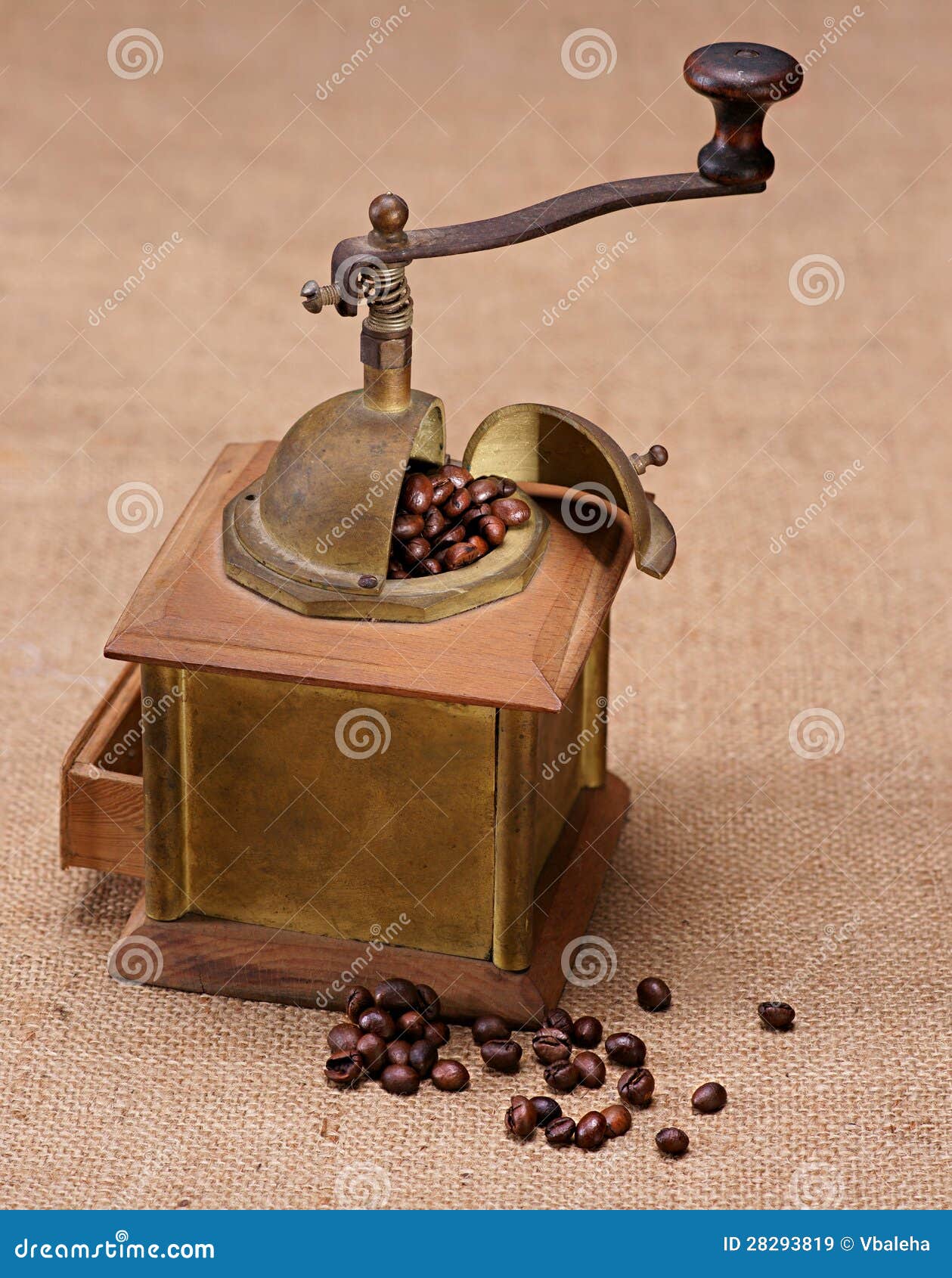 Coffee grinder stock image. Image of roasted, caffeine 28293819