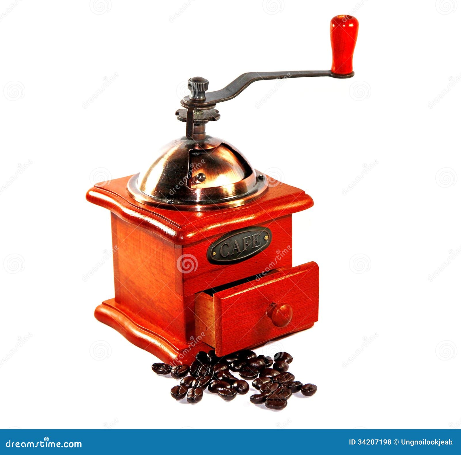 Coffee grinder stock photo. Image of gourmet, closeup 34207198